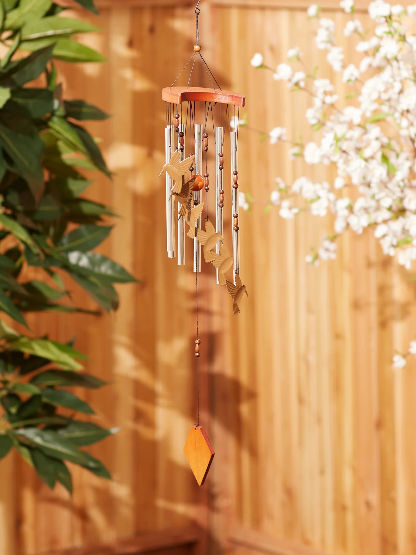 HUMMINGBIRD FLUTTER WIND CHIMES