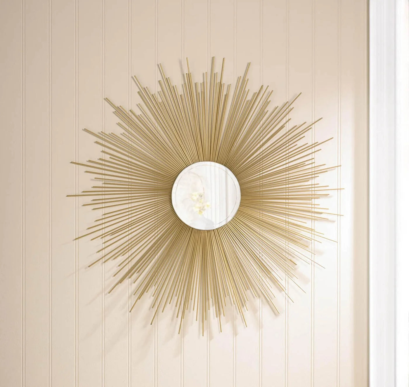 Golden Rays Wall Mirror