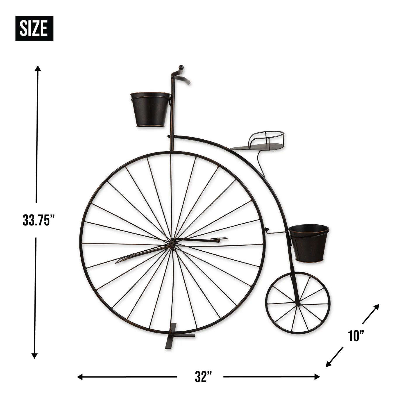 OLD-FASHIONED BICYCLE PLANT STAND
