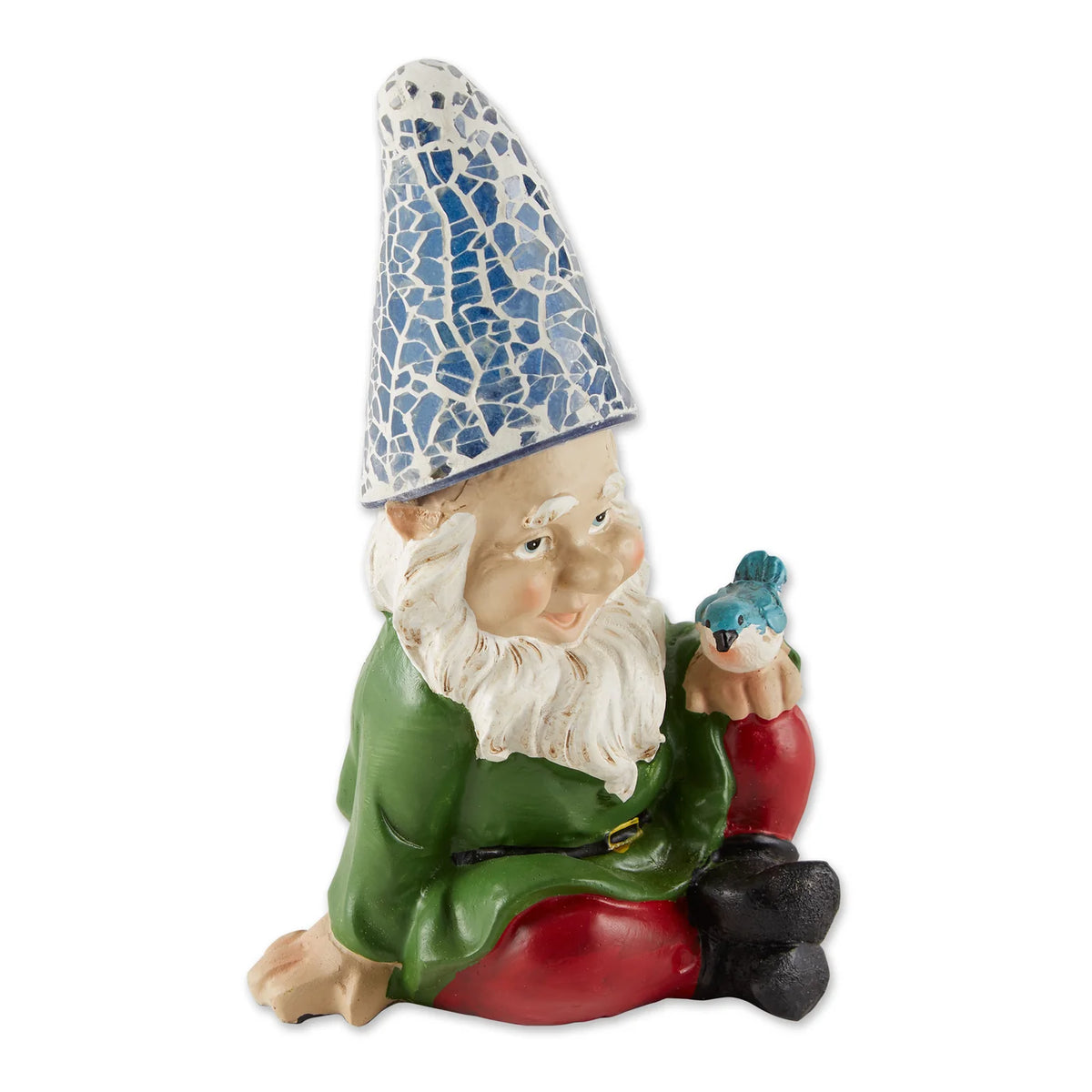 Cheery Gnome Solar Statue
