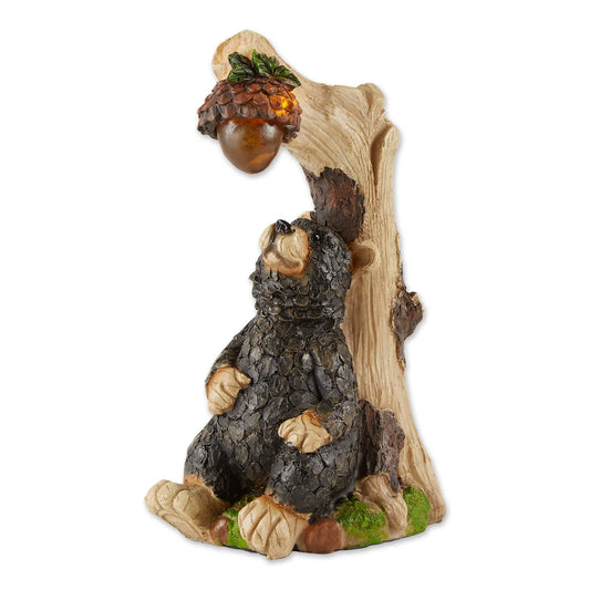 Black Bear Solar Statue