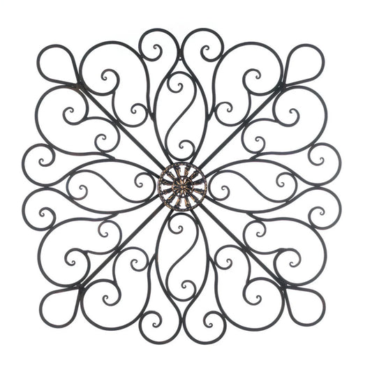 IRON SCROLLWORK WALL DECOR