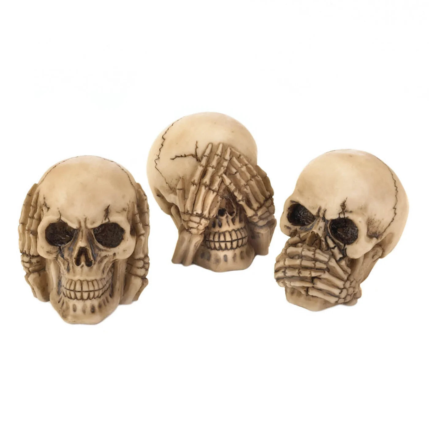 No Evil Skulls-3pc