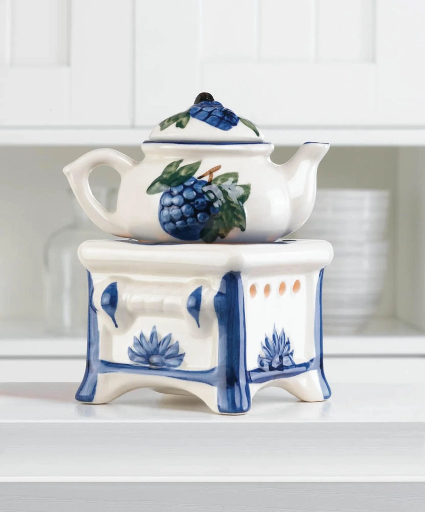 TEAPOT STOVE OIL WARMER