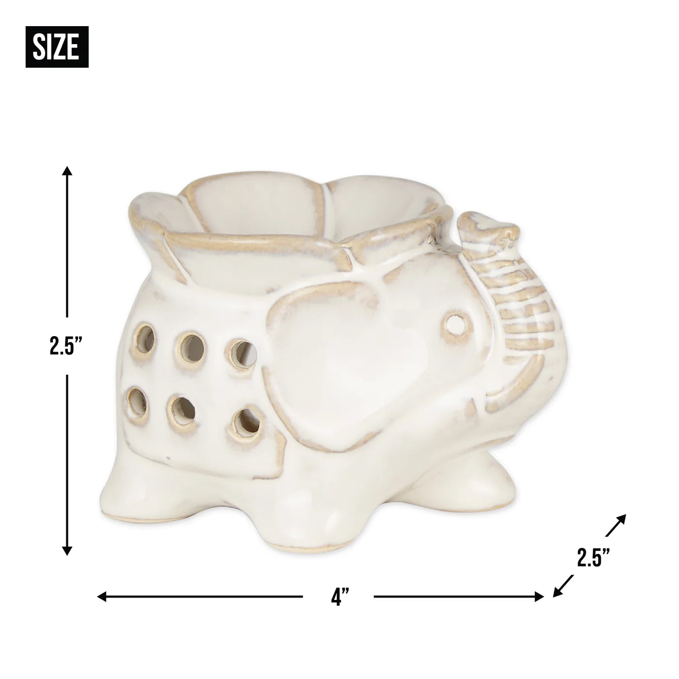 Elephant Oil Warmer Trio