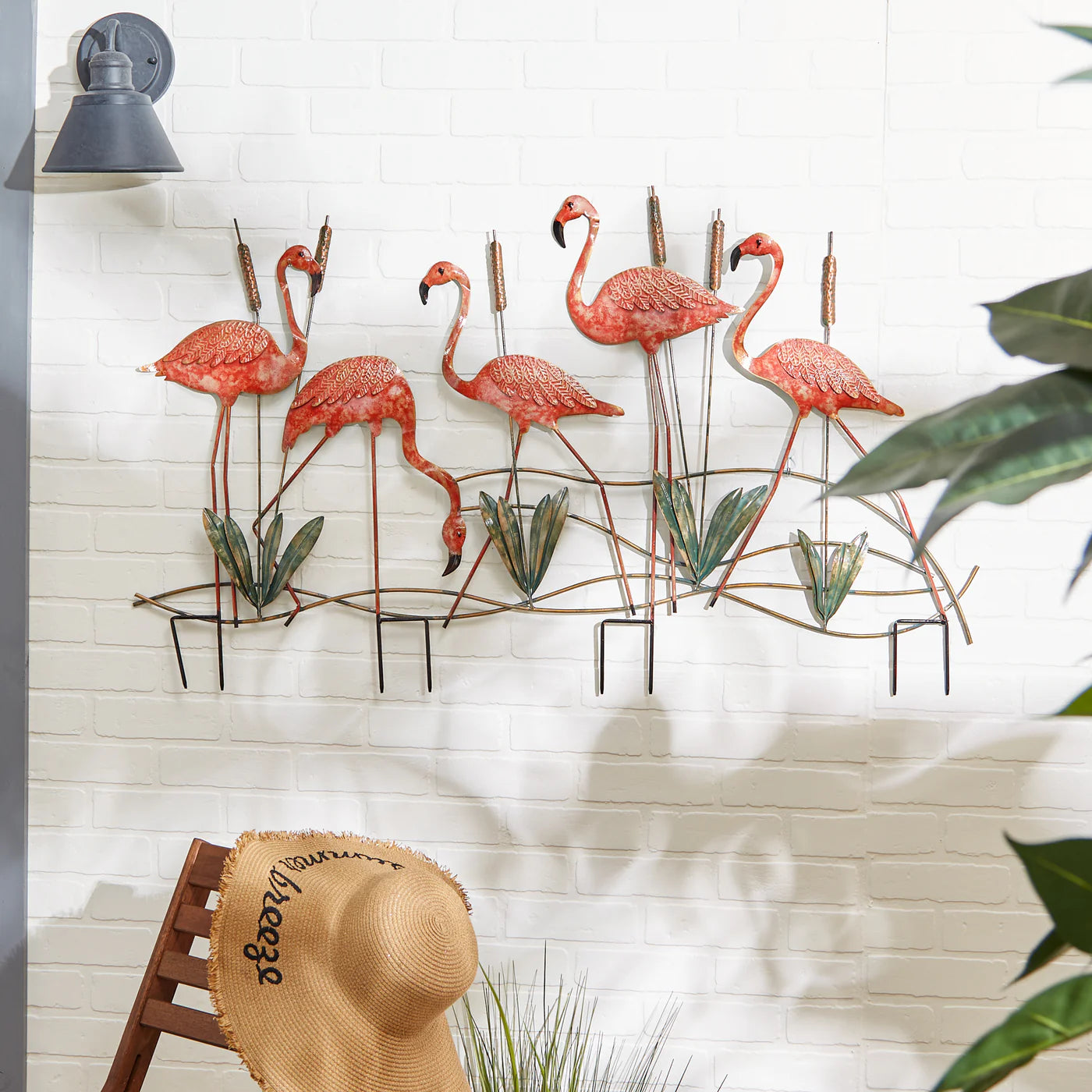 MULTI FLAMINGO GARDEN STAKE