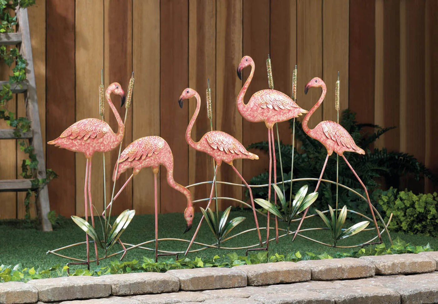 MULTI FLAMINGO GARDEN STAKE