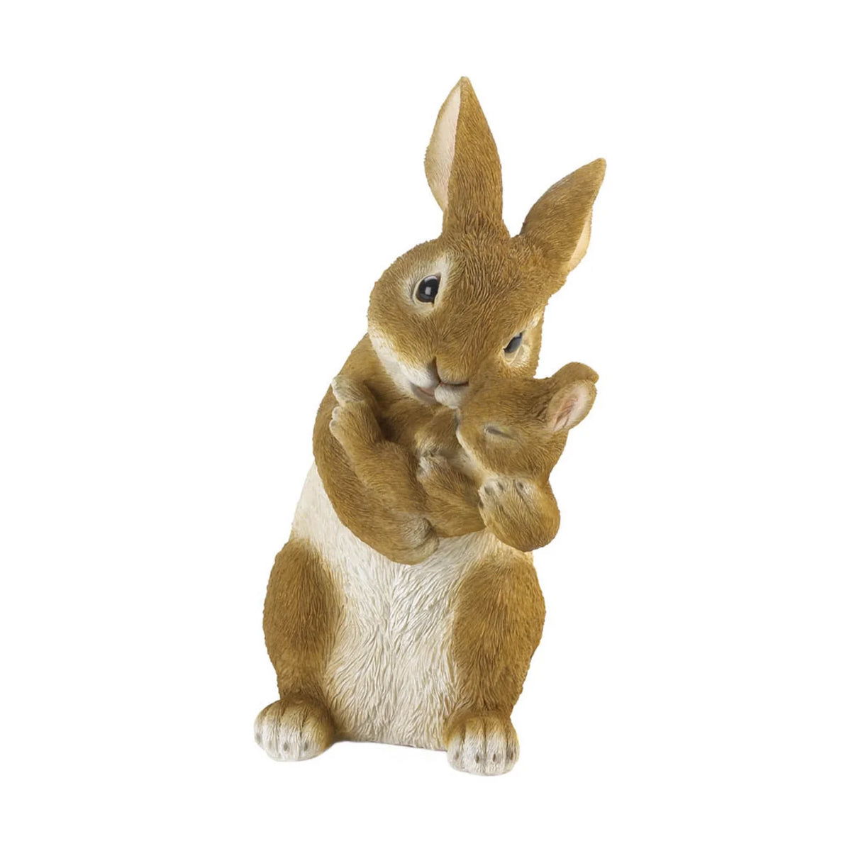 Mom & Baby Rabbit Figurine