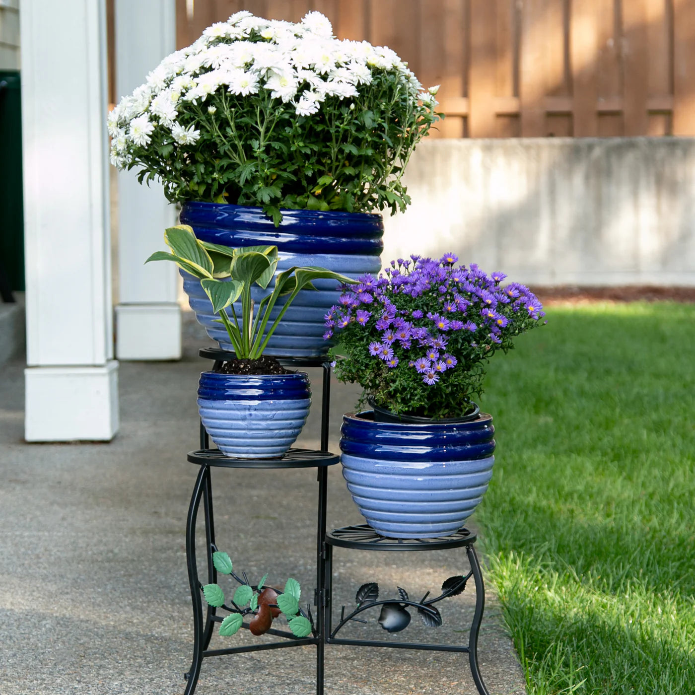 DUO BLUE TONE PLANTER TRIO