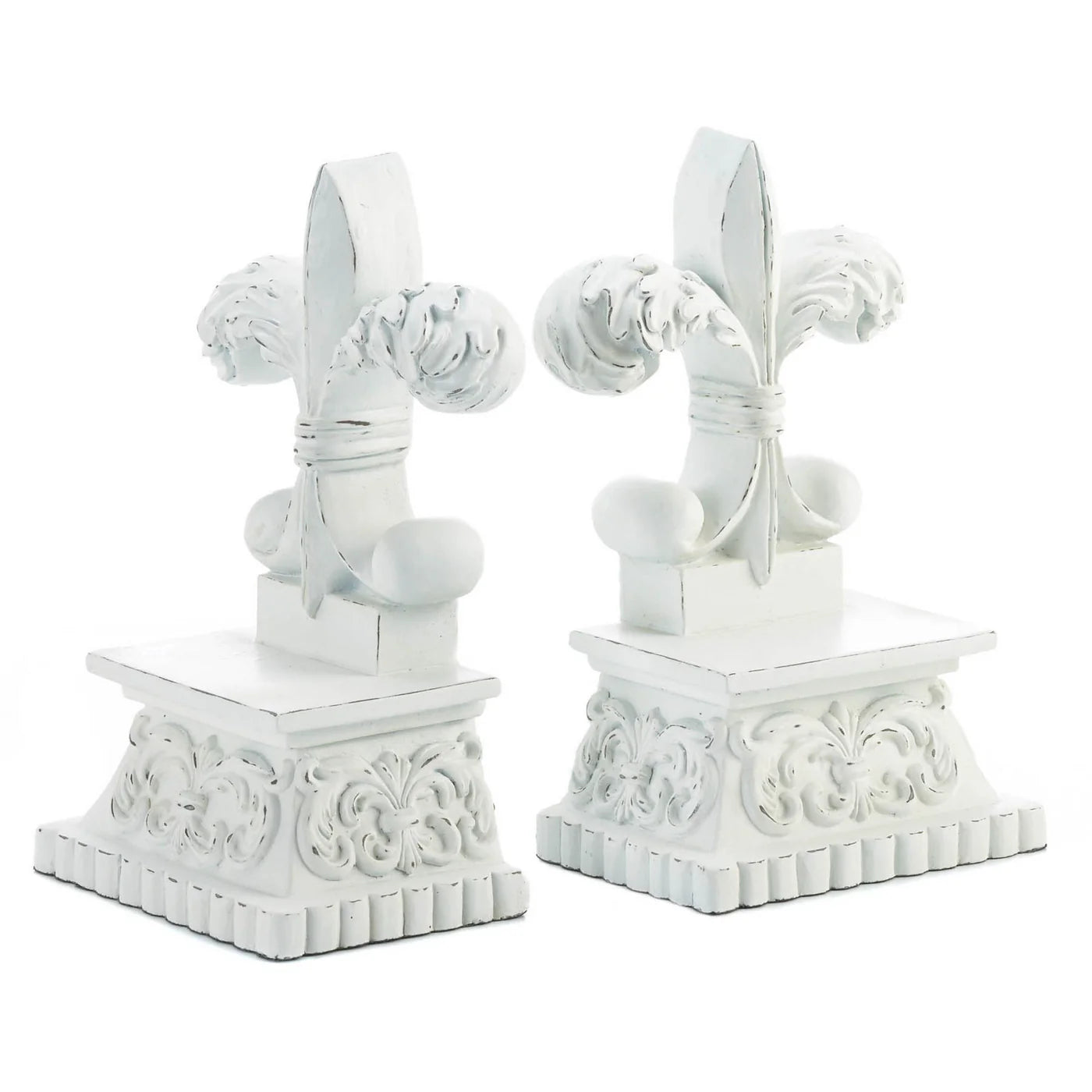 FLEUR-DE-LIS BOOKENDS