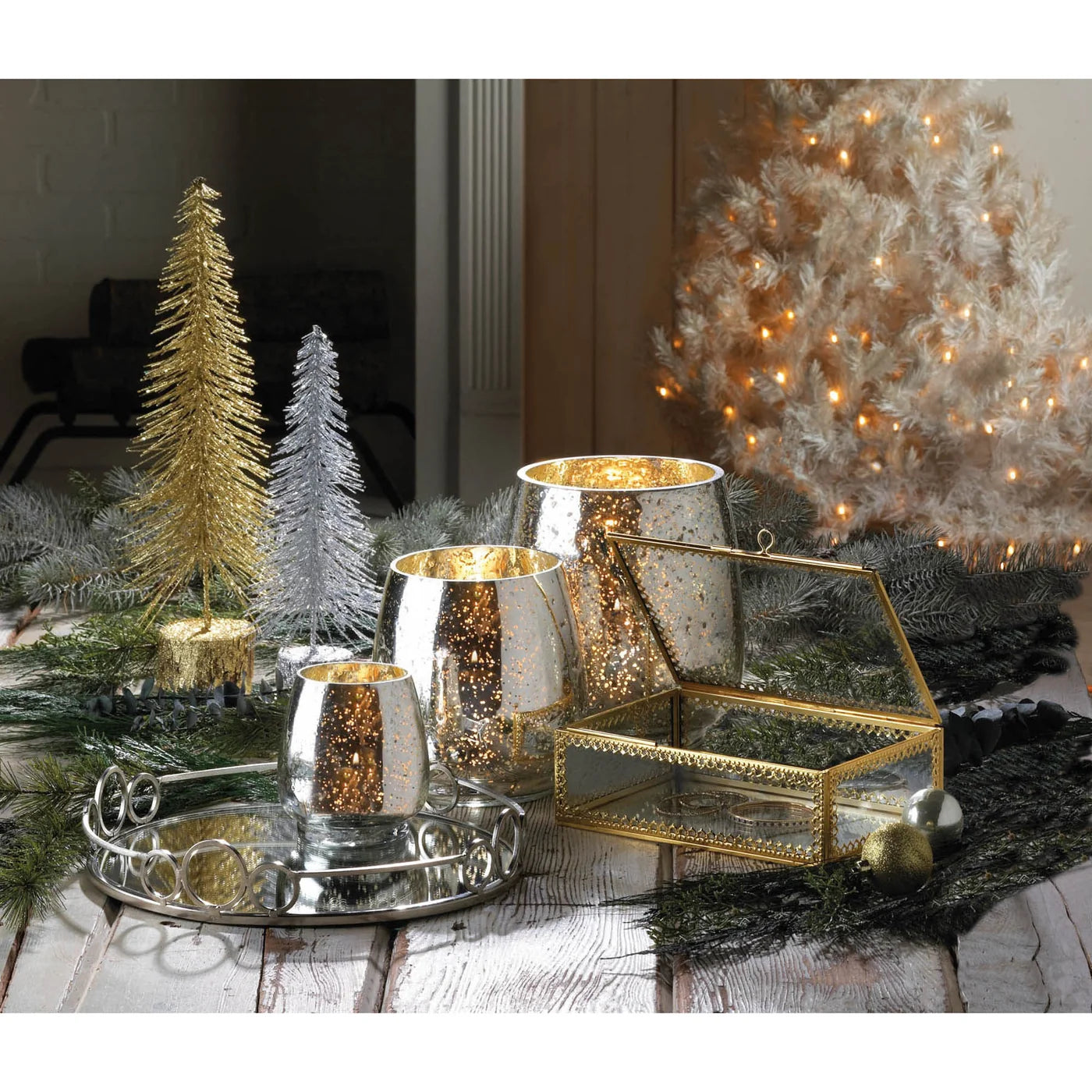 Gold Motif Jewelry Box