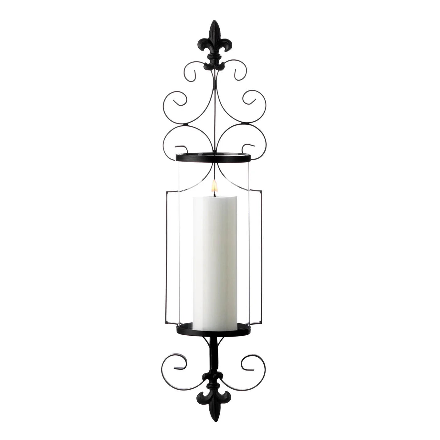 FLEUR-DE-LIS WALL SCONCE