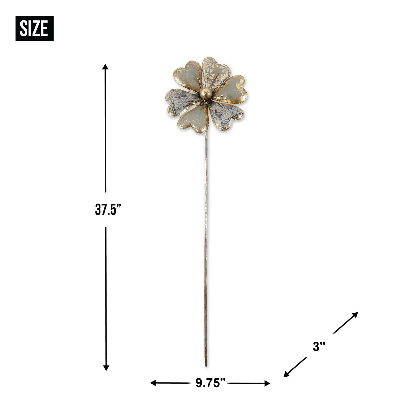 MEDIUM FLOWER GARDEN STAKE