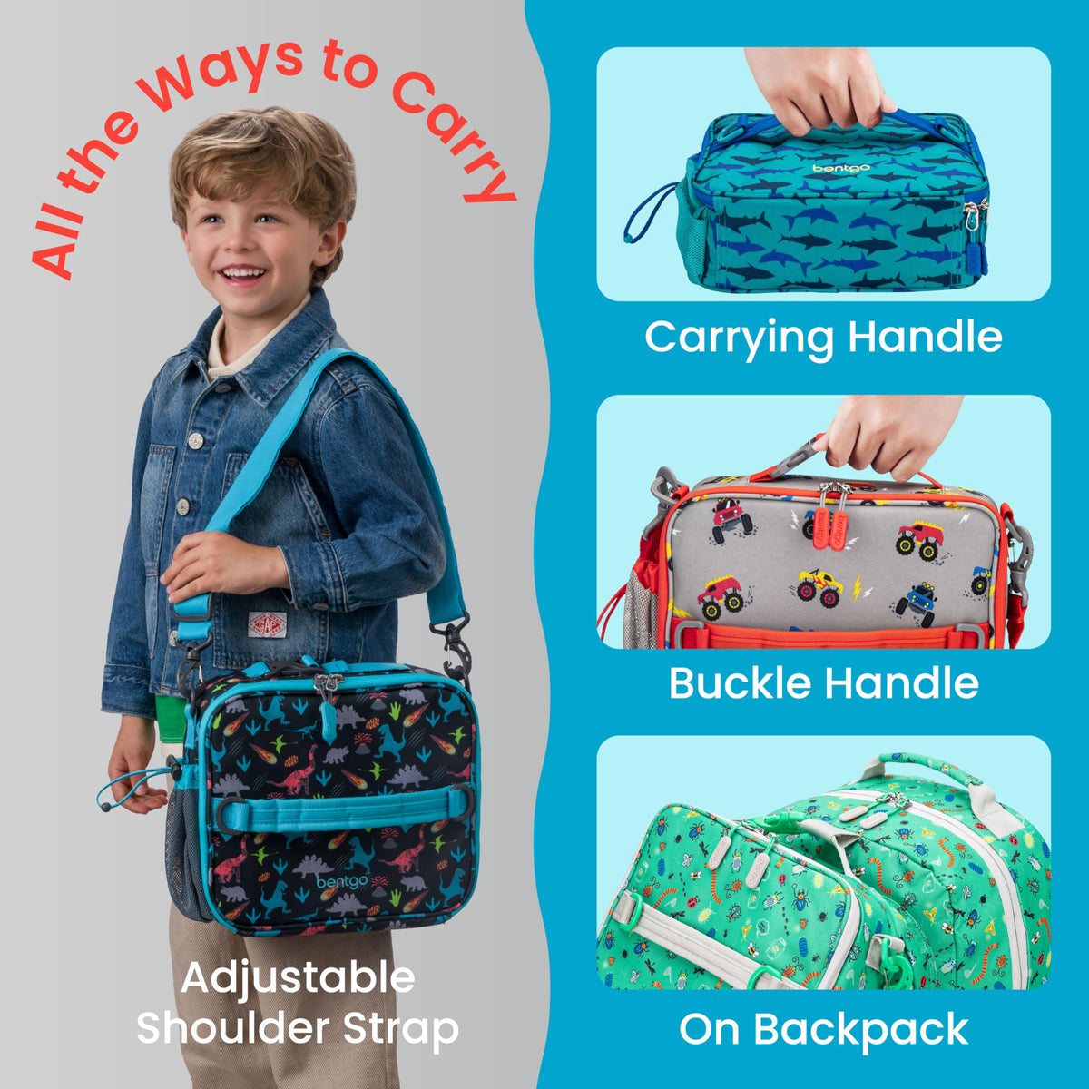 Bentgo Kids Prints Double-Insulated Reusable Lunch Bag