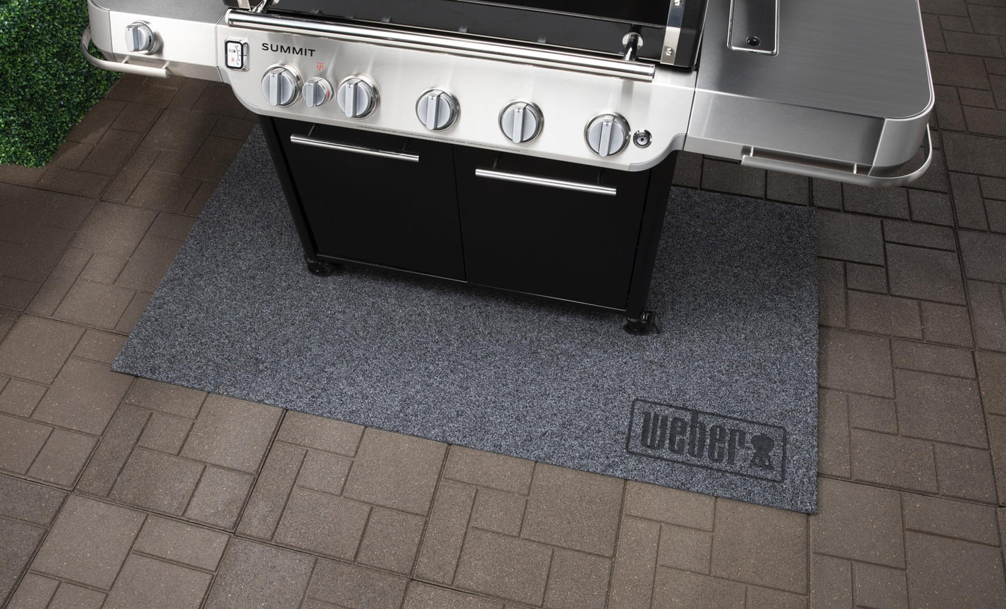 Weber XL Floor Protection Mat – Extra‑Large Grill Mat Protects Patio & Deck Surfaces, Heat & Weather Resistant - Grill Accessory