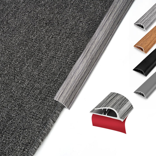 Flexible Carpet Edge Trim, Self-Adhesive Binding Rug Edge Protector 20Ft