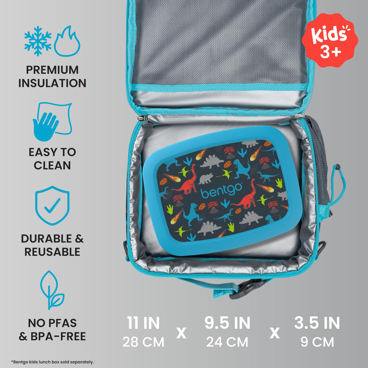 Bentgo Kids Prints Double-Insulated Reusable Lunch Bag
