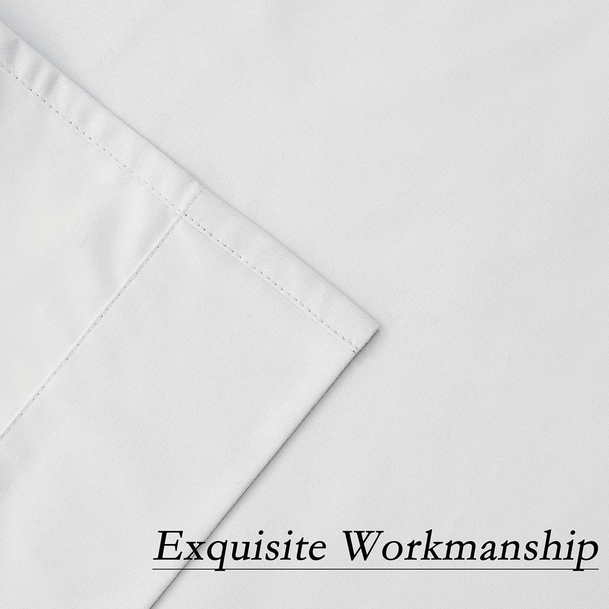 WEST LAKE Full Blackout Window Curtain Liner 2 Panels Light Blocking Liner