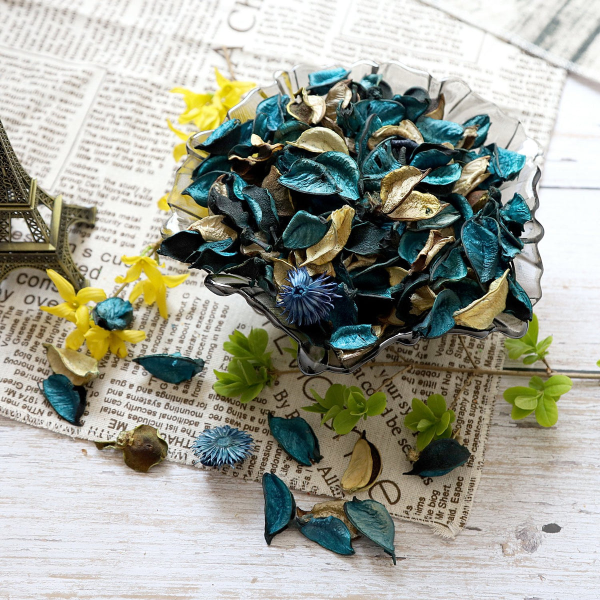 Summer Potpourri Bags,Ocean Breeze Scented Bowl Vase Filler, Blue,8.4 oz