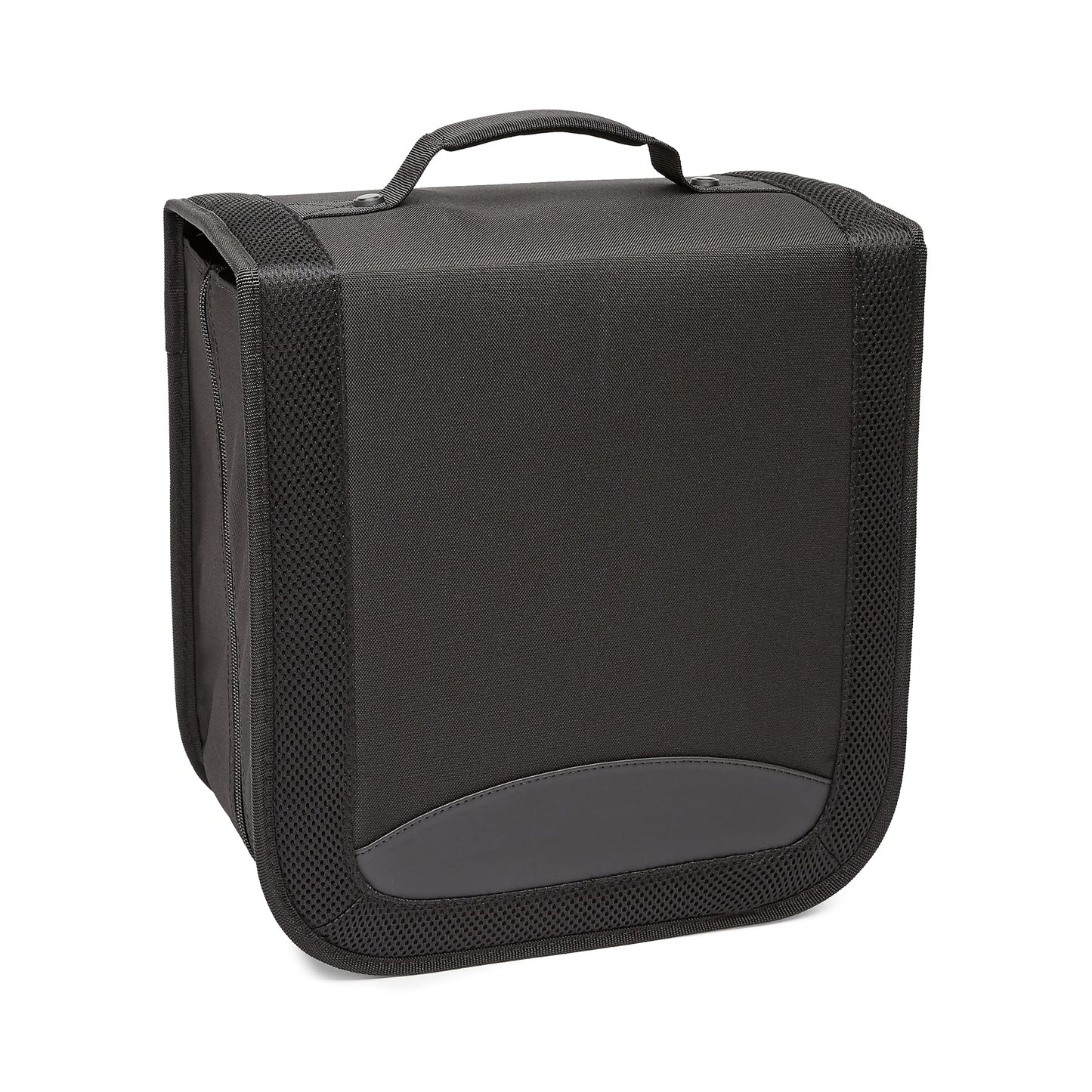 Amazon Basics Polyester CD/DVD Portable Storage Binder with Handle, 400-Capacity, Black