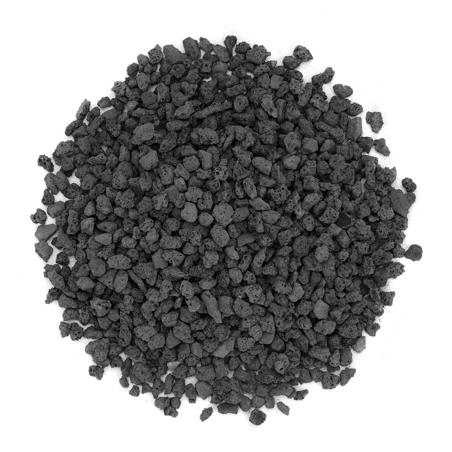 Stanbroil Black Lava Rock Granules, Decorative Rock 10 Pounds (0.1"-0.2")