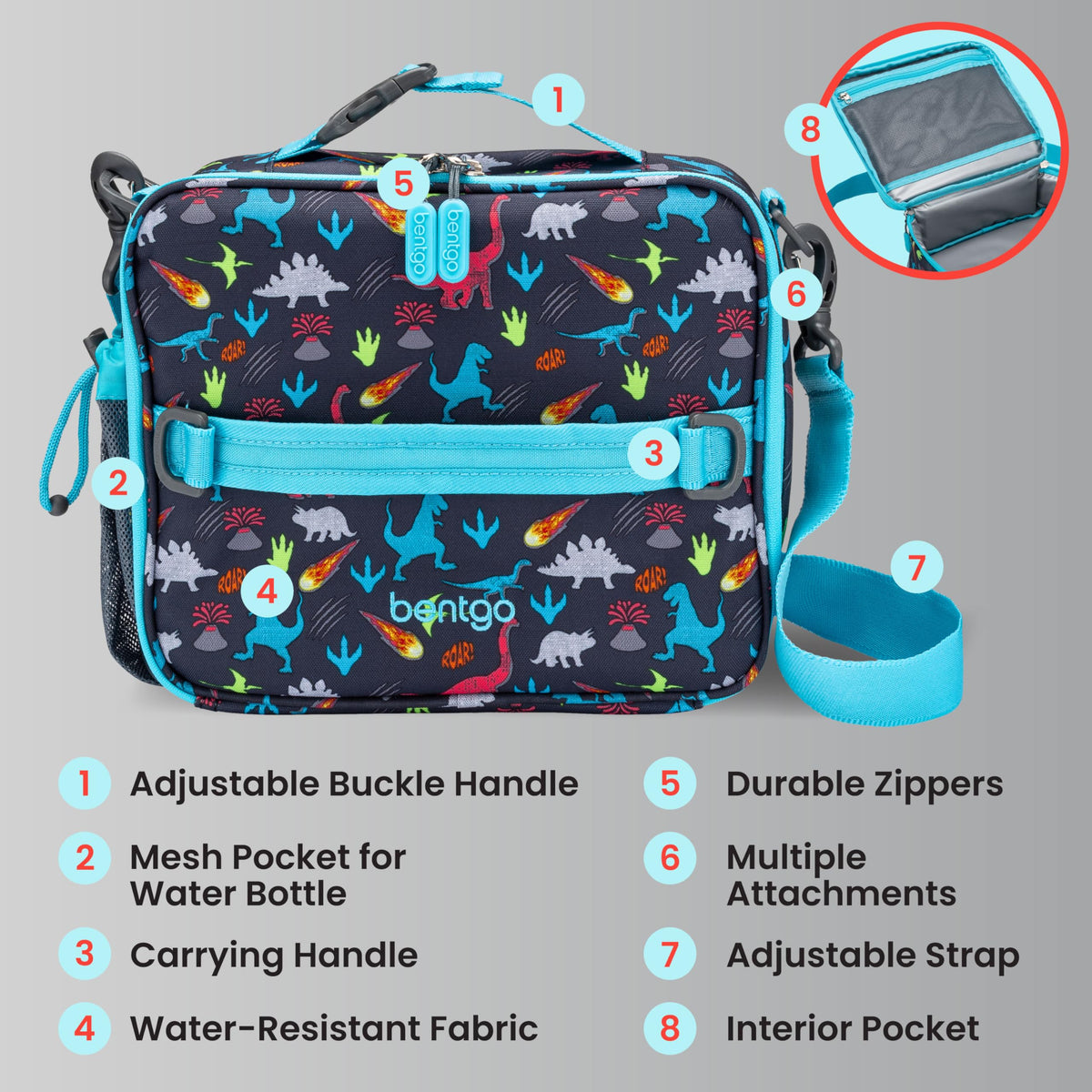Bentgo Kids Prints Double-Insulated Reusable Lunch Bag