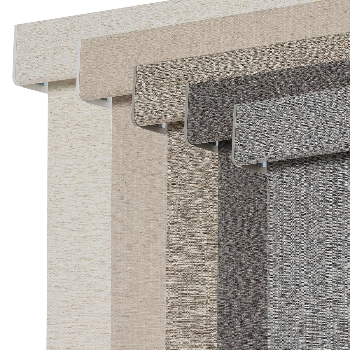 Persilux Blackout Roller Shades for Indoor Window Blinds,Cordless,Linen Fabric,Thermal Insulated Fabric UV Protection Shades for Home,Office,Bedroom,Door,Blackout-Grey,16" W X 64" H