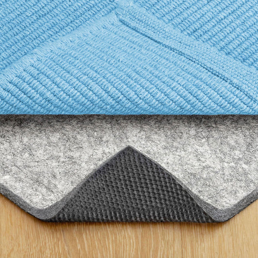 RUGPADUSA - Dual Surface - 8'x10' - 1/4" Thick - Felt + Rubber - Non-Slip Backing Rug Pad - Safe for All Floors
