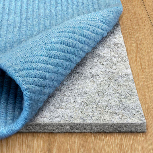 RUGPADUSA - Basics - 8'x10' - 1/4" Thick - 100% Felt - Protective Cushioning Rug Pad - Safe for All Floors and Finishes Including Hardwoods
