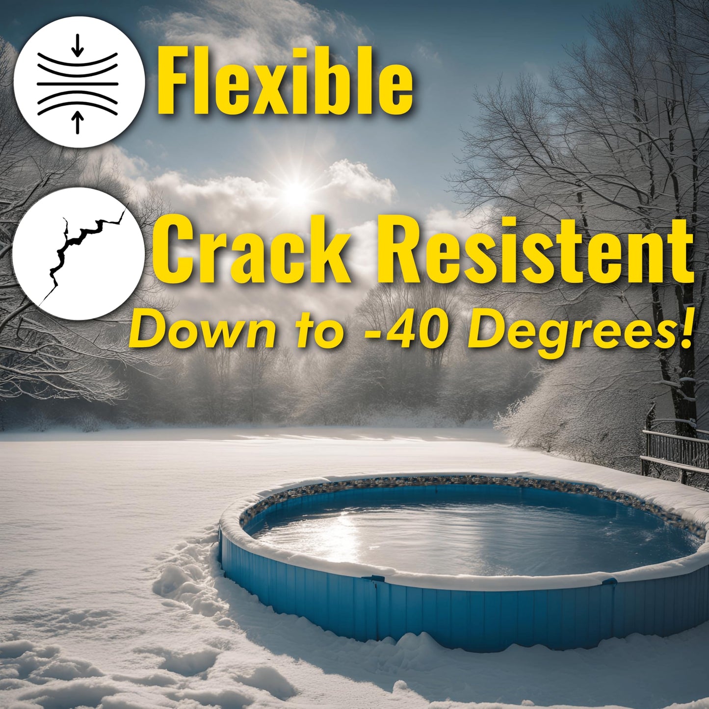 Freetime Fun Permalast Pool Liner | 16 Foot by 32 Foot Rectangle | 52 inch Wall Height | 20 MIL Virgin American Liner 8 YR Full Warranty | for Radiant Beaded Style Above Ground Swimming Pools