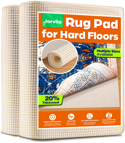 Jorvila Non-Slip Rug Pad Gripper 8x10 Ft