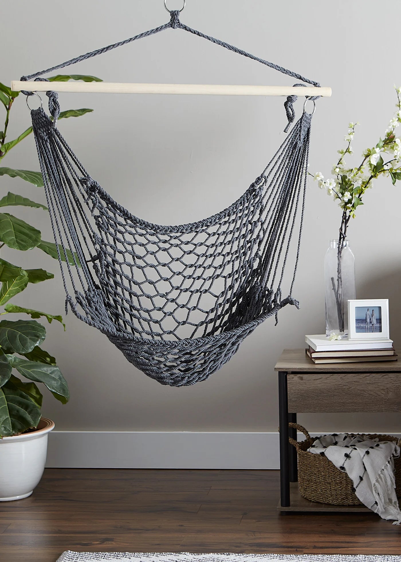 GRAY HAMMOCK CHAIR