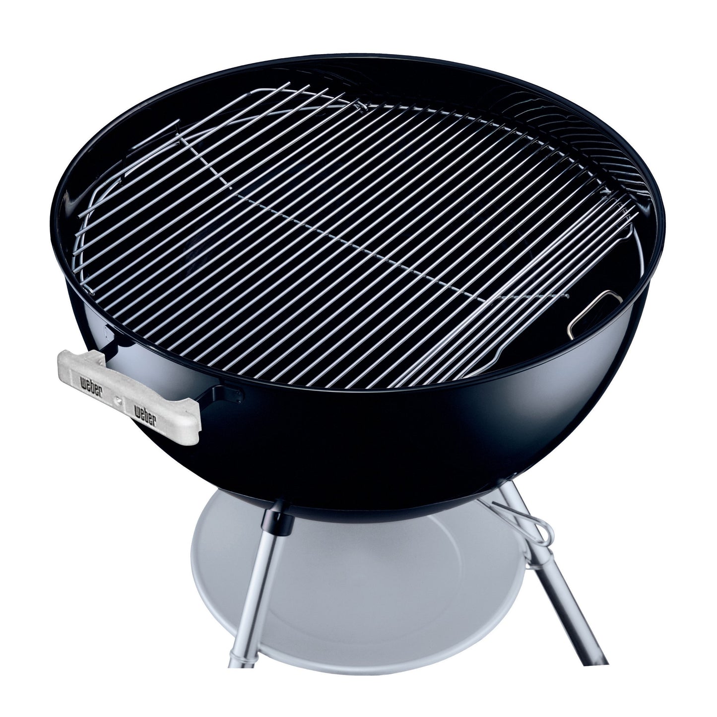 Weber 22-Inch Round Hinged Cooking Grate – Stainless Steel Replacement for Weber Charcoal Grills with Flip‑Up Sides, Easy Charcoal Access