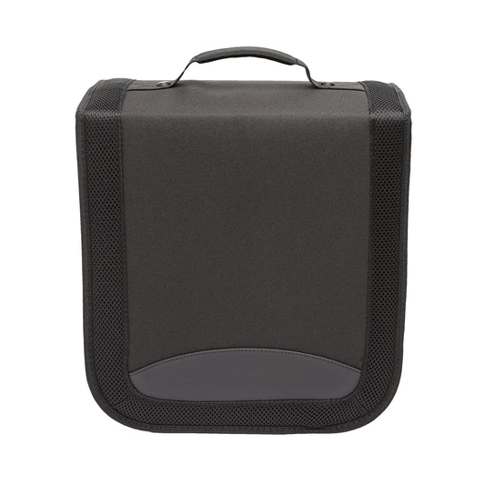 Amazon Basics Polyester CD/DVD Portable Storage Binder with Handle, 400-Capacity, Black
