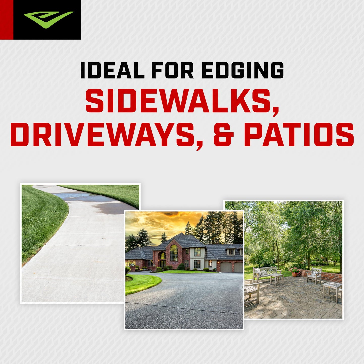 EARTHQUAKE 41273 79cc 4-Cycle Walk-Behind Edger, Red/Black