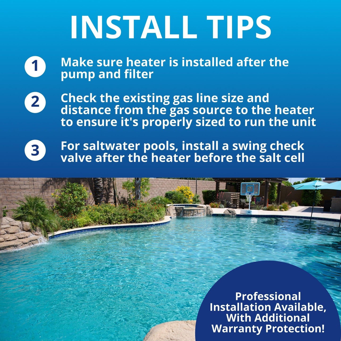 Raypak 206,000 BTU Digital Electronic Ignition Natural Gas Pool Heater