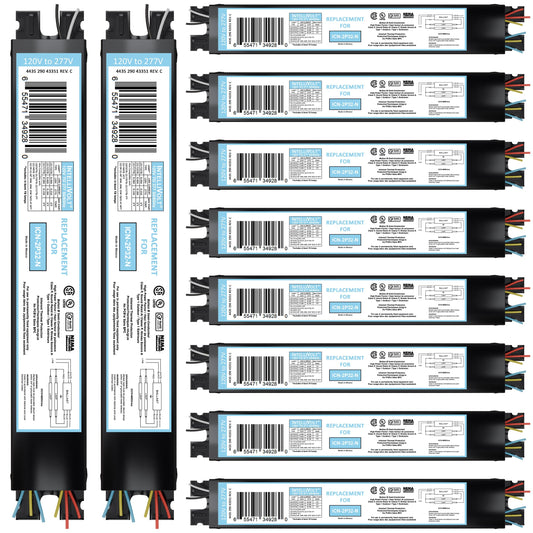 10 Pack - Replacement for ICN-4P32-SC 3 & 4 Lamp T8 Fluorescent Electronic Ballast - 120-277 Volt - Instant Start - UL Approved