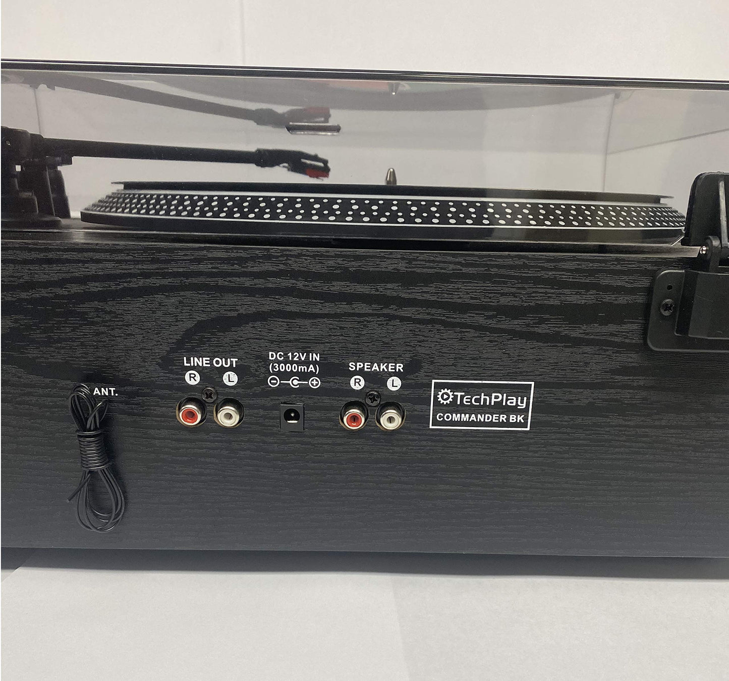 TechPlay Commander, Turntable w/Pitch Control, CD Player, Amplifier W/VU Meter, Bluetooth and USB Recording