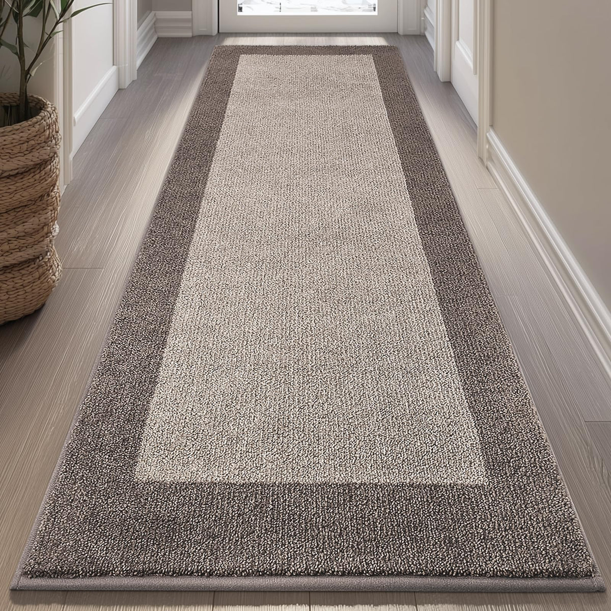 DOMUSTEX Runner Rug 32" x 72", Kitchen Rug for Hallway, Door, Roll Packing