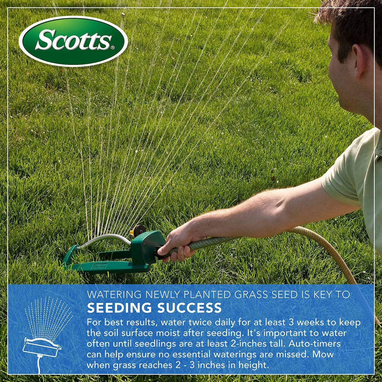 Scotts EZ Seed Patch & Repair for Sun and Shade - Combination Mulch, Sun and Shade Grass Seed & Fertilizer for Bare Spots & Lawn Patch Repair, Covers up to 85 sq. ft., 3.75 lb.