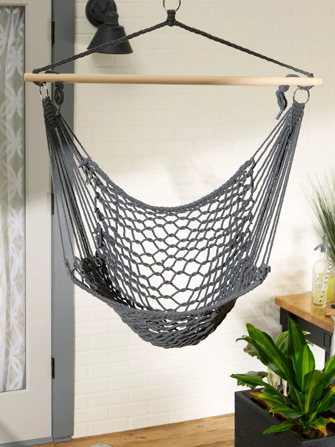 GRAY HAMMOCK CHAIR