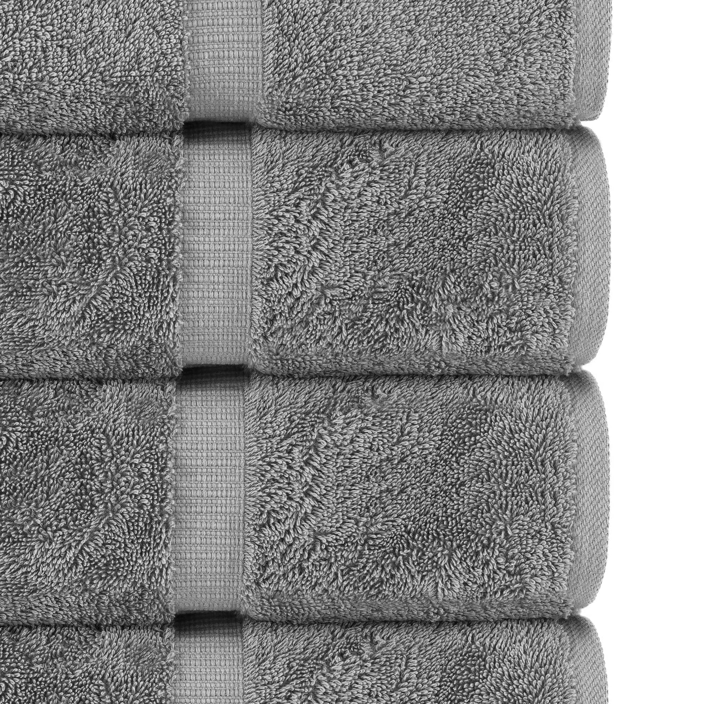 Chakir Turkish Linens, 100% Cotton Premium Quality Turkish Bath Sheets (35''x70'' Large Bath Sheet Towels - Gray)