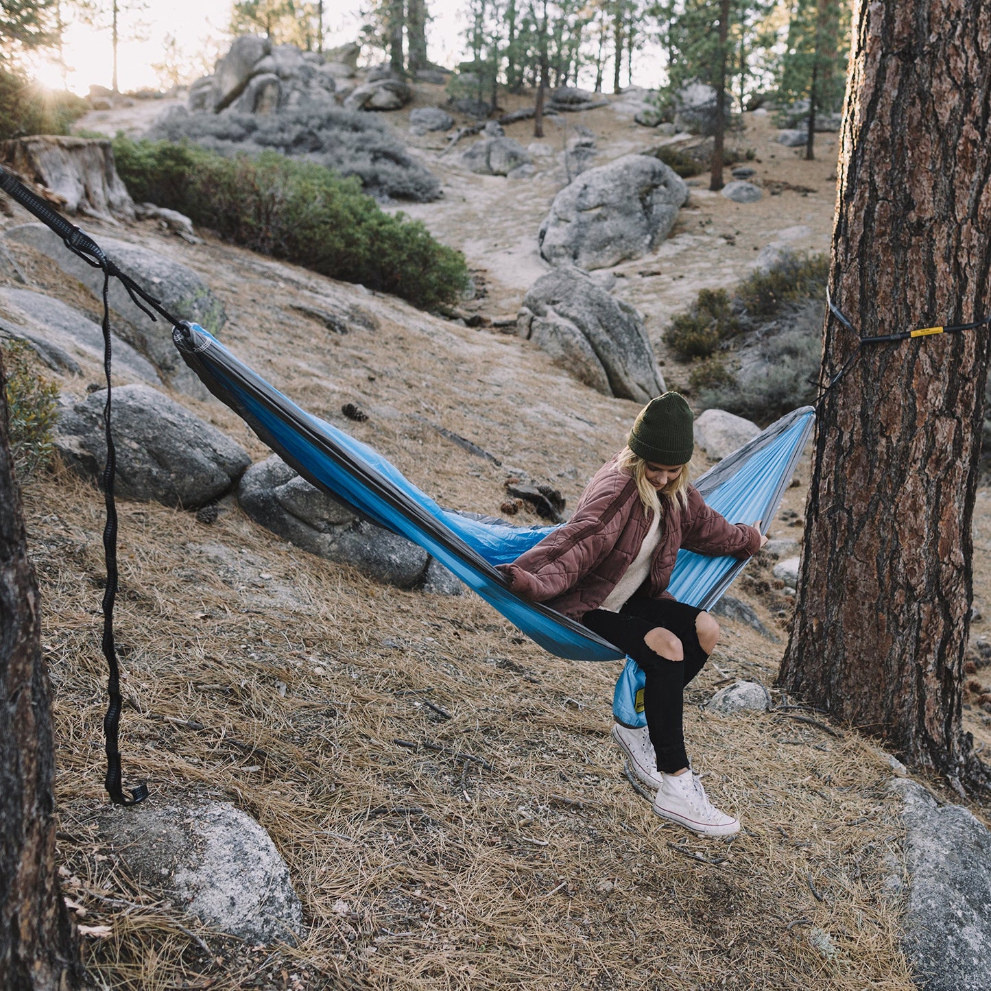 Wise Owl Outfitters Hammock Straps for Trees – 10ft Heavy-Duty Tree Hanging Kit with Carabiners, 38 Loops & Hooks – Essential Hammock Accessories for Camping