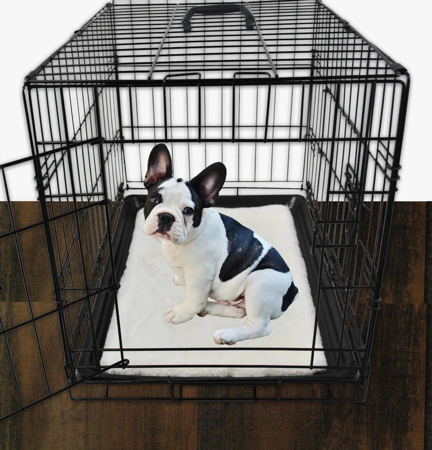 CAGE LINER FAUX FUR CRANBERRY LG