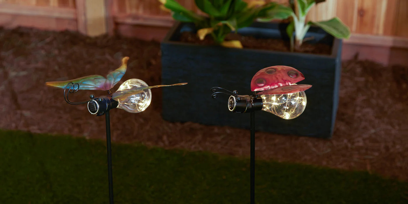 LADYBUG GLOW BUG SOLAR STAKE