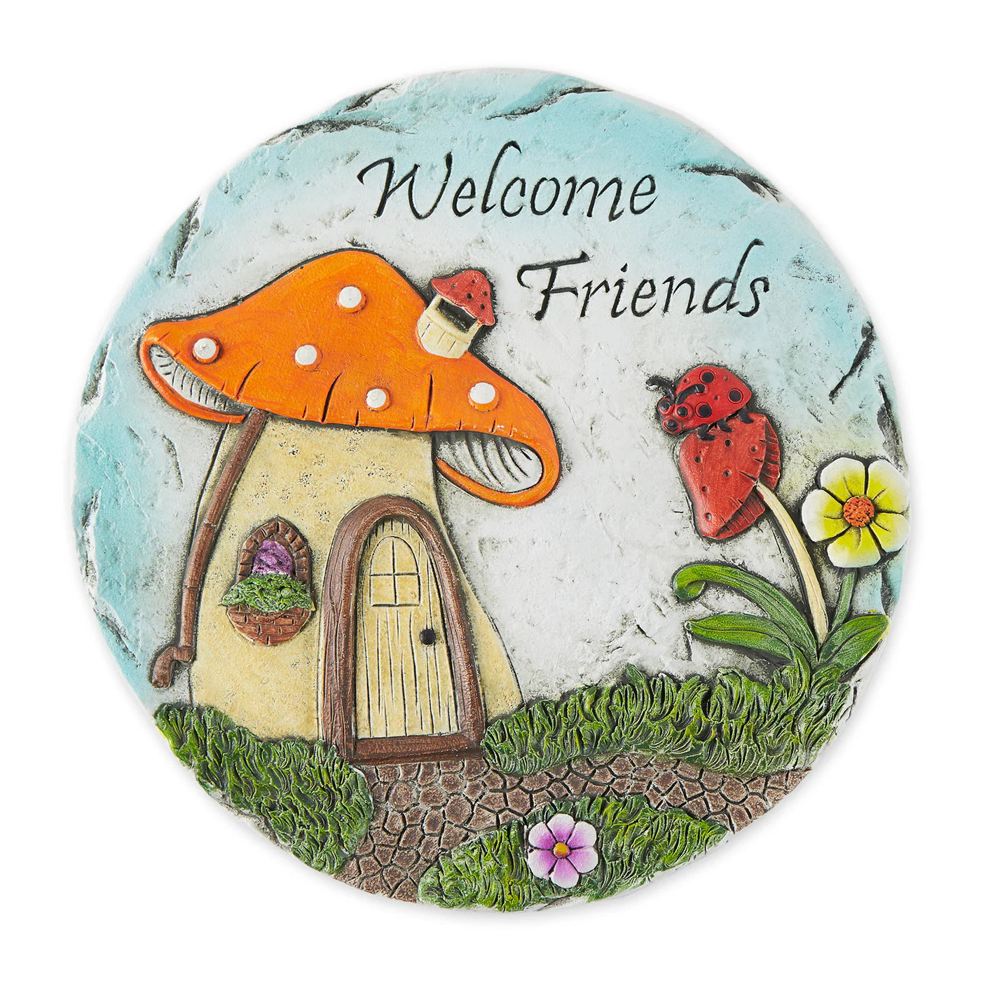 WELCOME FRIENDS STEPPING STONE