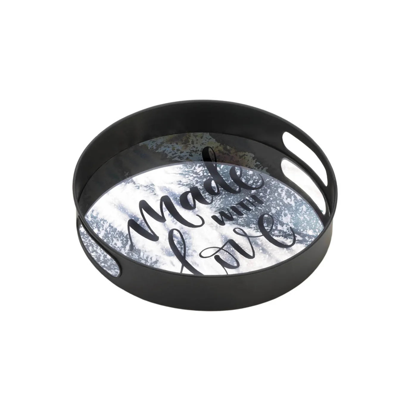 12" Summerville Made with Love Mirror Tray