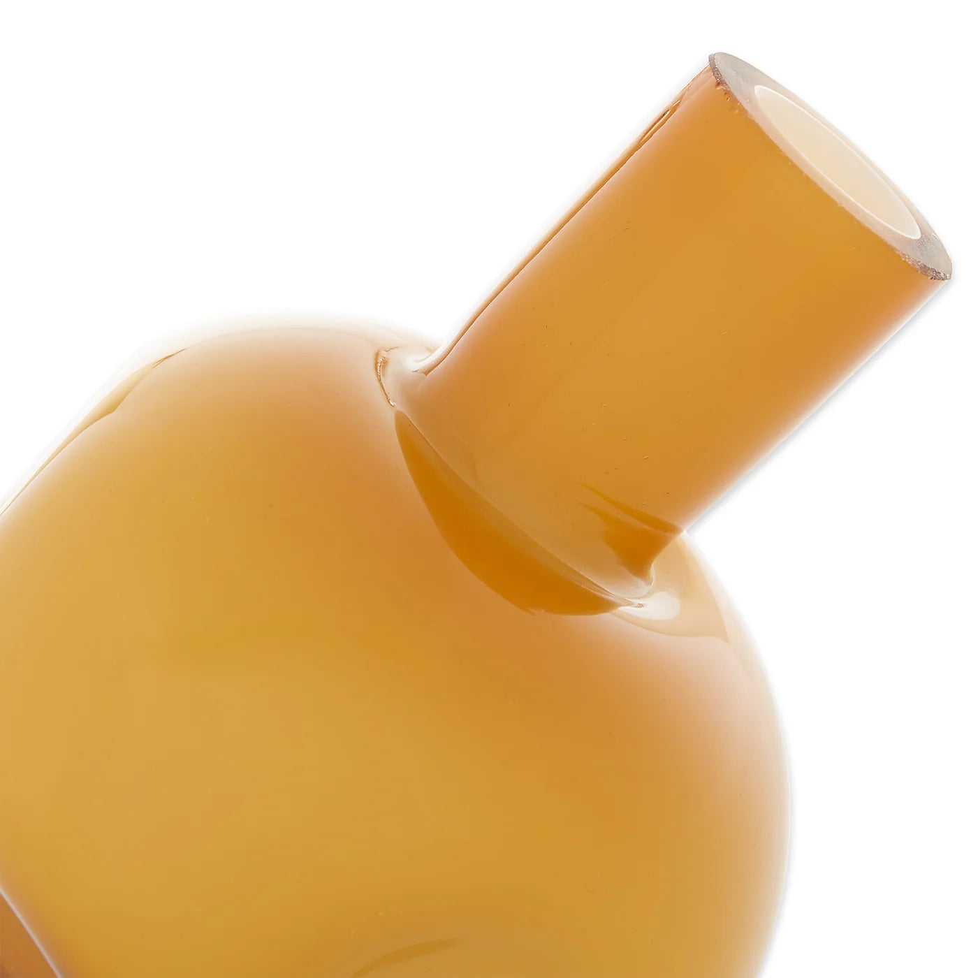 YELLOW ABSTRACT VASE