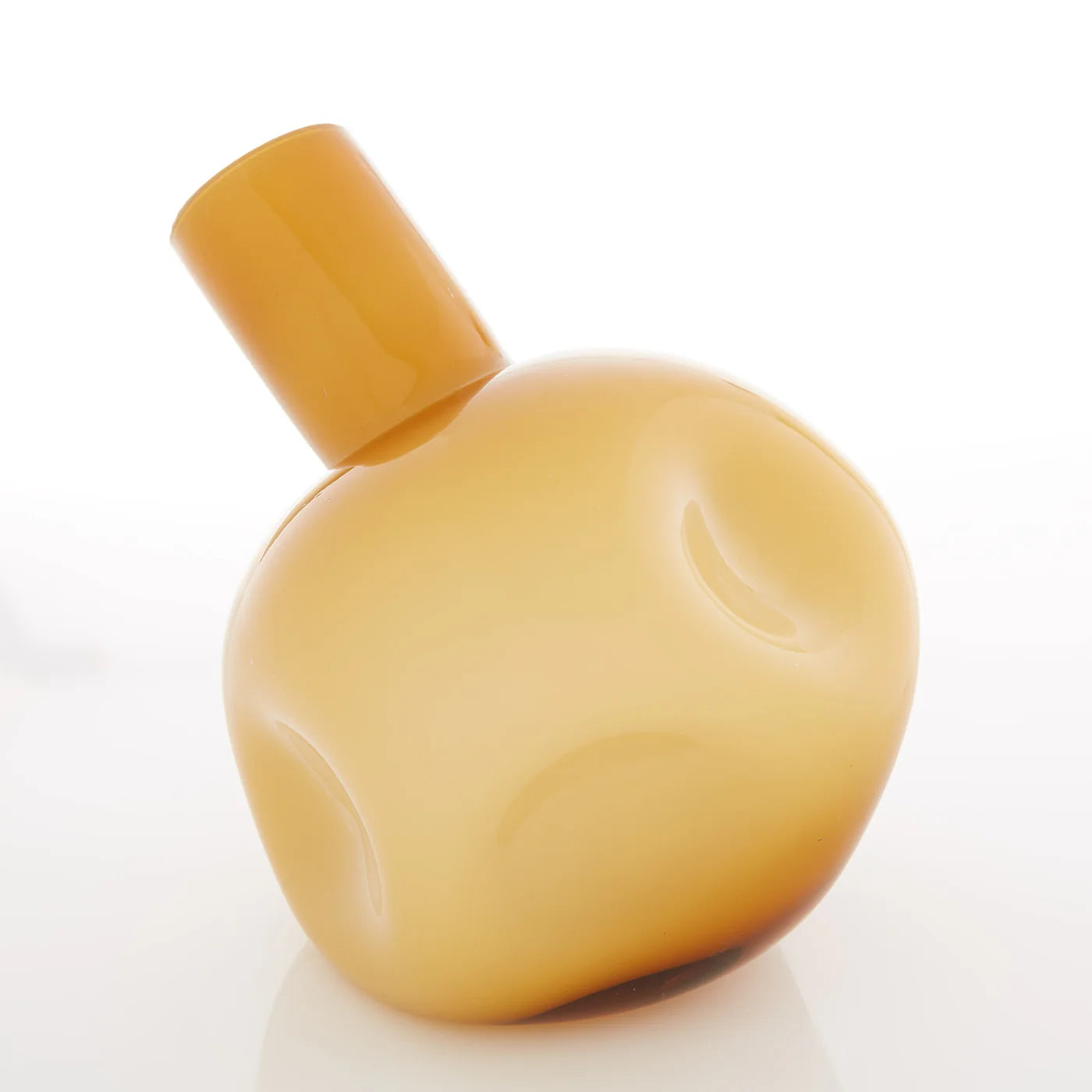 YELLOW ABSTRACT VASE