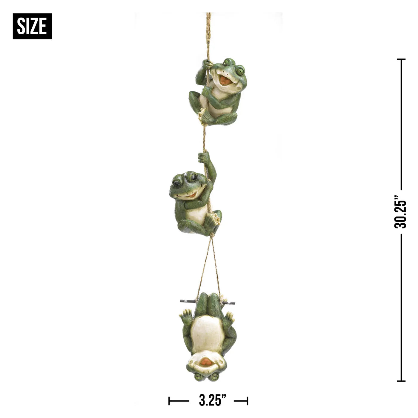 FROLICKING FROGS HANGING DECORATION